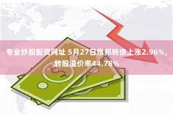 专业炒股配资网址 5月27日煜邦转债上涨2.96%，转股溢价率44.78%