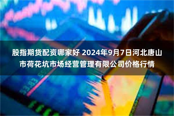 股指期货配资哪家好 2024年9月7日河北唐山市荷花坑市场经营管理有限公司价格行情